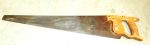Atkins #28 Saw 26", Engravings On Blade, Engraved Handle, Handle Has Small Crack That Will Glue Perfect 8 Tpi.