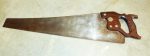 Atkins Saw 26", Engravings On Blade, Nice Handle, 7 Tpi.