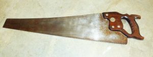 Atkins Saw 26", Engravings On Blade, Nice Handle, 7 Tpi.