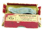 Starrett #473 Screw Pitch Gage, Owners Marks.