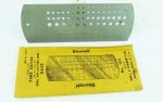 Starrett #185 Drill, Tap And Steel Wire Gage.