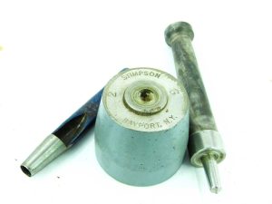 Stimpson Usa G2 Press Punch And Osbourne 11Mm Punch.