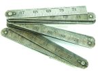 Rare Starrett #451 Aluminum Zigzag Rule, Patent 1911.