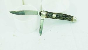 Imperial Usa 2 Blade Pocket Knife, 2 1/4" Edge.
