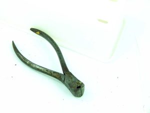 Vintage West German Top Cutting Jeweler's Pliers, 4 1/2", Very Nice.