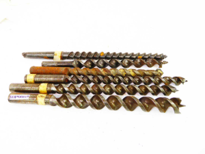 Assorted Auger Bits round base