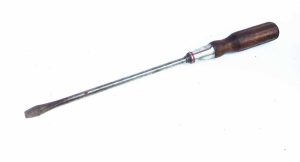 Stanley #25 Screwdriver 17" With Chip On Handle.