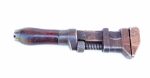 P S & W 7" Vintage Wrench With Timber Handle.