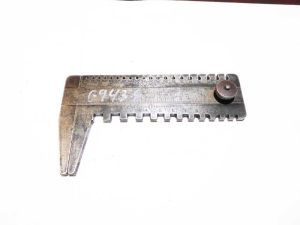 Brown & Sharpe 4" calipers, wire and thickness gauge