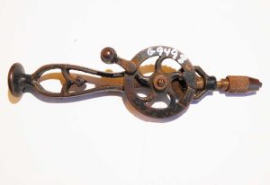 Rare Early jewelers hand drill with larger size chcuk