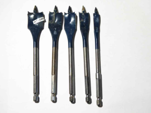 Bosch Daredevil spade bits, 1/2" included but not in photo