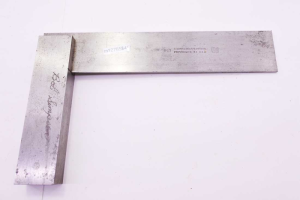 Brown & Sharpe USA 540 engineers square with owners marks, 6" long, nice and clean