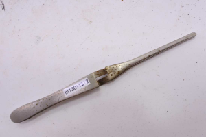 Steel tweezer for holding small items, 6" long