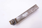 Lathe tool holder with replaceable tips, 5" long x 3/4" square
