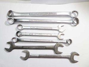 Craftsman USA spanner set, 7/8-3/4 x 2, 9/16-5/8, 5/8 x 2, 7/8-3/4 x 2