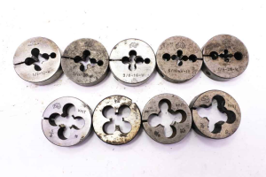 P and N 2" round whitworth die set