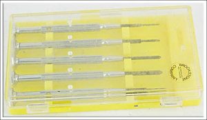 Brookstone Usa 5Pc Jeweler's Screwdrivers G++.