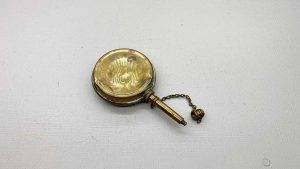Vintage Brass Oil Can 3" Diameter
