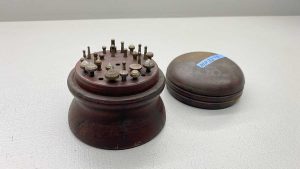 Vintage Jewellers Burr Set in wood box
