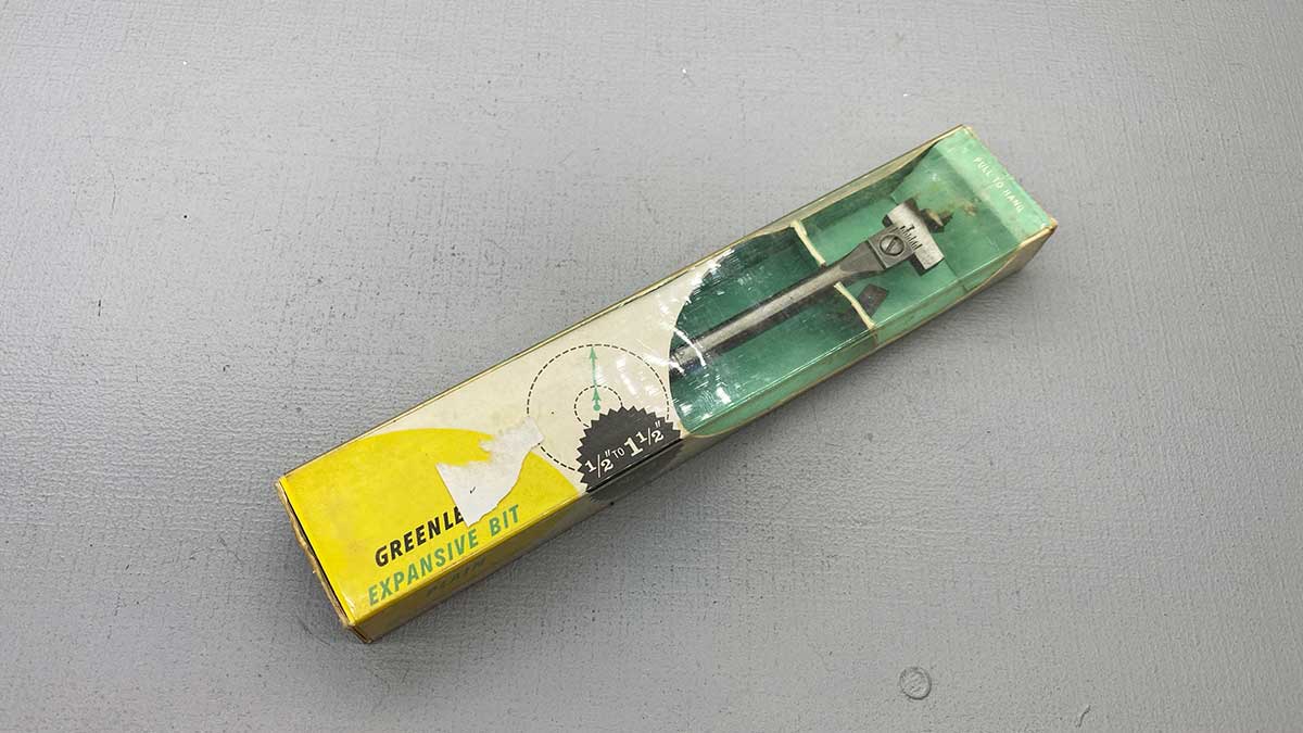 Greenlee No 3 Expansive Bit Size 1/2" to 1 1/2" New Old Stock