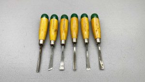 Millers Falls Set Of Six Carving Chisels In good condition