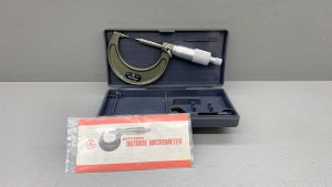 Mitutoyo 112-189 Point Micrometer Ratchet Stop 0-1" Graduation 0.001" In Top Condition