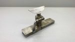 Small 80mm Crescent Lathe Tool Rest - 180mm overall length - Clamps Down Well