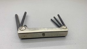 Snap On No AW5k Imperial Allen Key Set Sizes 3/16" - 7/32 - 1/4" - 5/16" and 3/8"