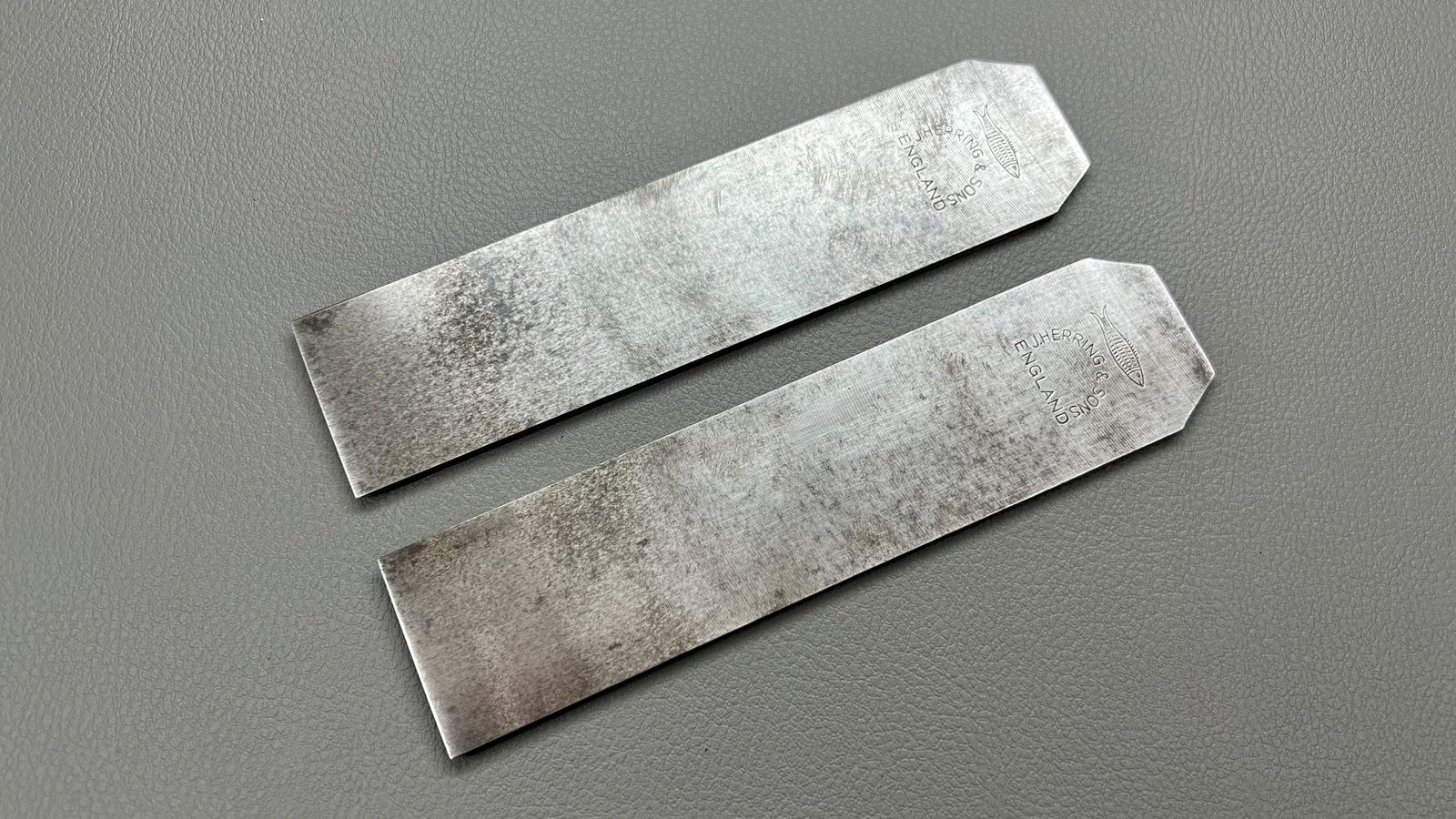 John Herring 1 3/4" Wide Plane Iron - Image 3