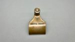 Bristol Design Sold Brass Infill Cap 2 1/4" Wide In Top Condition