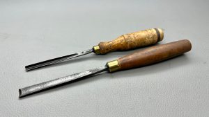 Two Gouge Chisels 13mm & 6mm In Good Condition 