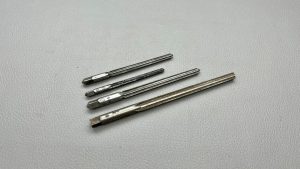 Four Small Tapered Reamers Sizes 6. 5. 4 & 2