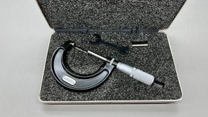 Starrett No 236 Micrometer 1"- 2" Carbide Tip In Mint Condition IOB