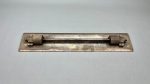 Brass Parallel Roller Rule 12" Long In Good Condition Very Smooth Action - Uncleaned