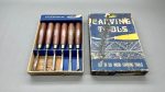 Marples No 153 Small Carving Chisels Set Of Six In Good Condition