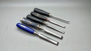 Stanley & Irwin Bevel Edge Chisel Set Good sizes 19mm-15-12-10 and 6mm