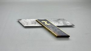 Brass & Timber Fixed Bevel 45 Degree And 135 Degree Slight Pitting Uncleaned
