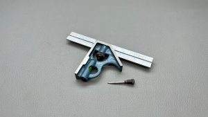 Fowler USA 6" Adjustable Imperial Square In Good Condition Level Vial Is Good 32nds & 64ths