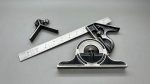 Union No 212-34 12" Combination Rule Set In Good Condition
