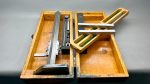 Chesterman No 369 Height Gauge With Multiple Pointers and Slide and Fine adjust Screw in base