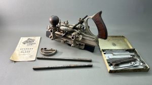 Stanley USA No 45 Combination Plane With Cutters In Good Condition - Uncleaned