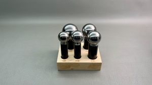 Large Dapping Punch Set 45mm - 40mm - 35mm - 32mm & 28mm In New Condition