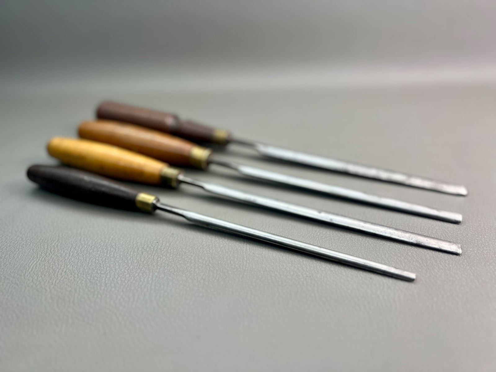 Vintage Set Of 4 Patternmakers Gouges - Image 3