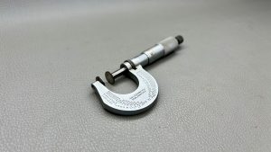 Starrett No 256 Disc-Type Micrometer 0 -1" In Good Condition