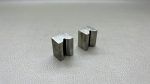 Two Unmarked V Blocks Measuring 1" X 3/4" In Good Condition