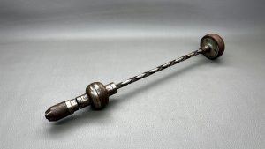 Yankee No 50 Reciprocating Push Drill 15" Long In Good Condition Smooth Movement