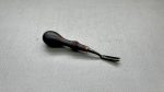 Osborne No 3 Leather Stave Good Rosewood Handle