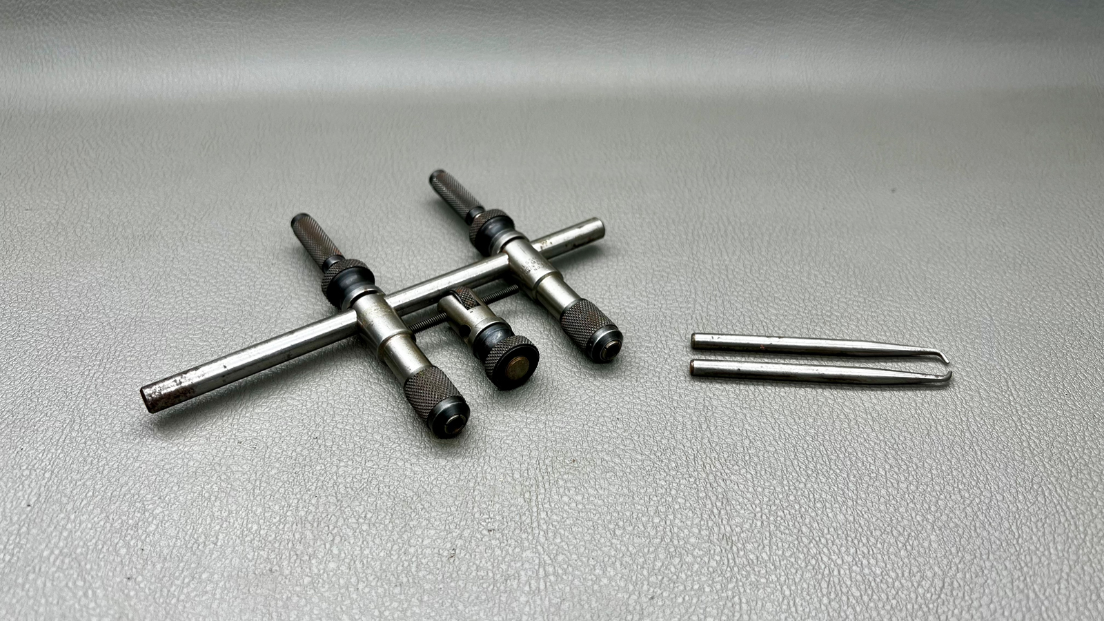 Starrett USA No 251 Steel Trammel Set With Attachments In Good Condition