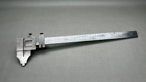 Starrett No 122 Vernier Micro Adjustment Double Sided 13" Long 