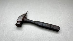 Leather Hammer With Spike & Leather Bound Handle 1 1/8" Round Face & Detachable Spike